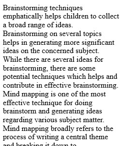 Implication of Brain Storming on Students